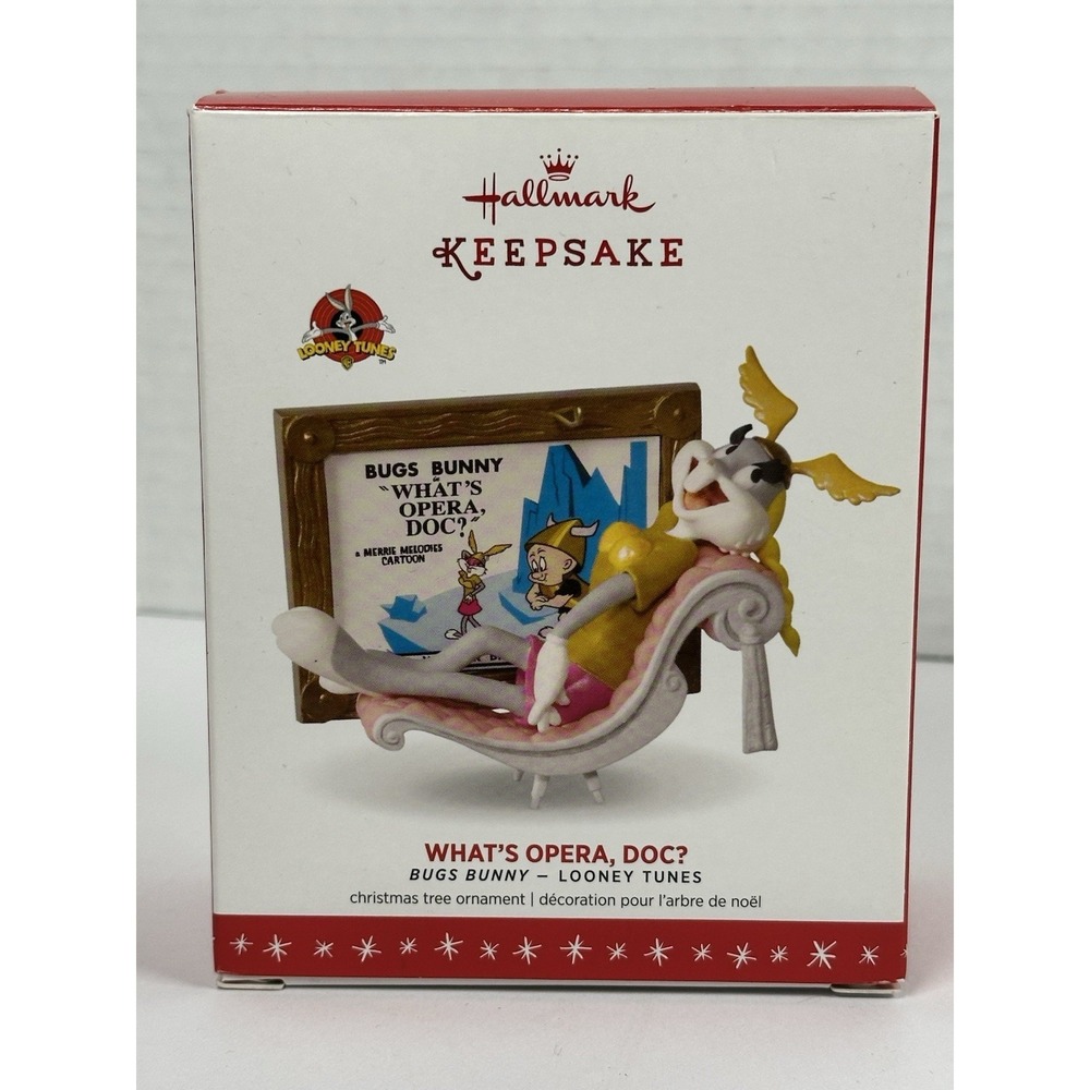 Hallmark Keepsake 2016 Bugs Bunny What's Opera Doc Ornament Looney Tunes